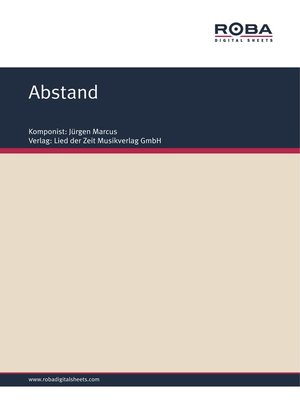 cover image of Abstand